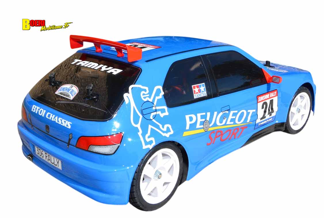 voiture télécommandée Tamiya Peugeot 306 Maxi 1/10 électrique référence 58746