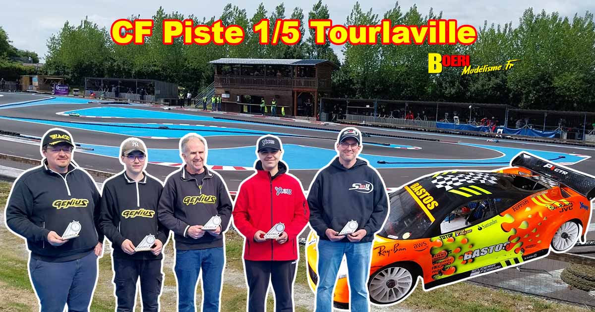 cf piste 1/5 thermique et électrique à Tourlaville tmb 24 et 25 mai 2025 