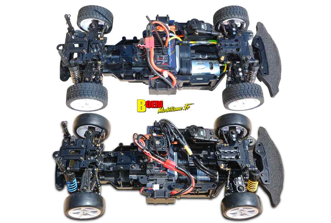 on upgrade la Tamiya Peugeot 306 Maxi 1/10 électrique référence 58746