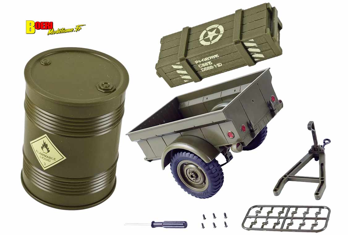 Mhdpro Jeep Willys radiocommandée rtr électrique à l’échelle 1/10 réf : Z86200