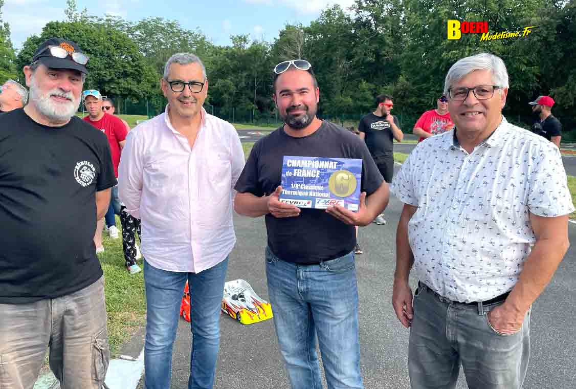 cf piste 1/8 Classique à Tournefeuille club tvrc les 7 et 8 juin 2025 