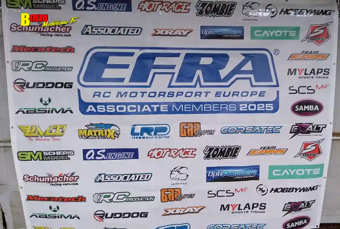 efra championnat d’Europe piste 1/5 TC et F1 2025 à Luxembourg lmcc du 28 juillet au 02 août 2025 
