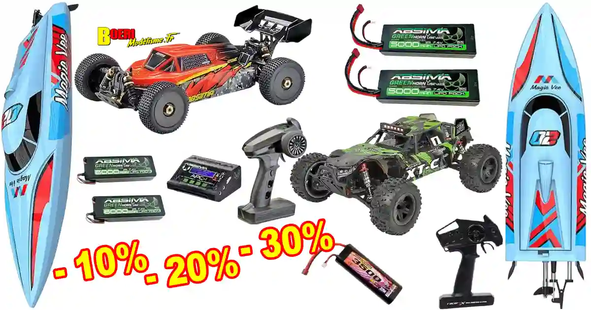 soldes d’été 2025 chez RC Diffusion avec des réductions pouvant aller jusqu’à -30% !