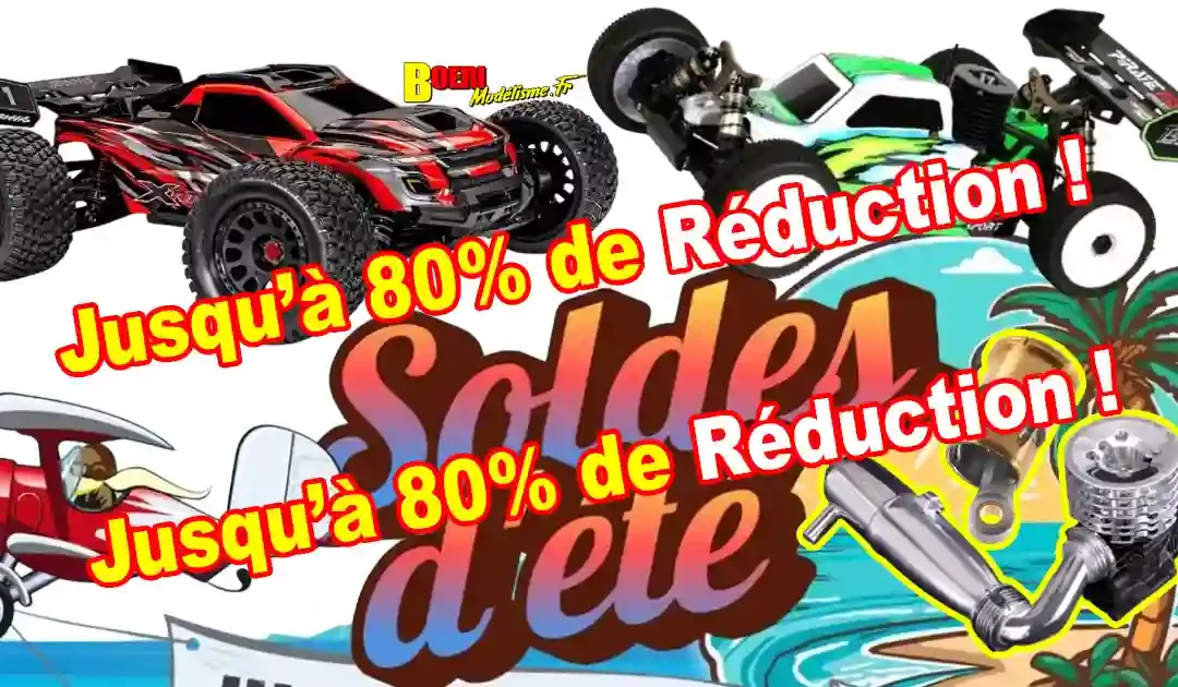 Soldes RC Team Été 2025 – Jusqu’à -80% sur le modélisme RC !