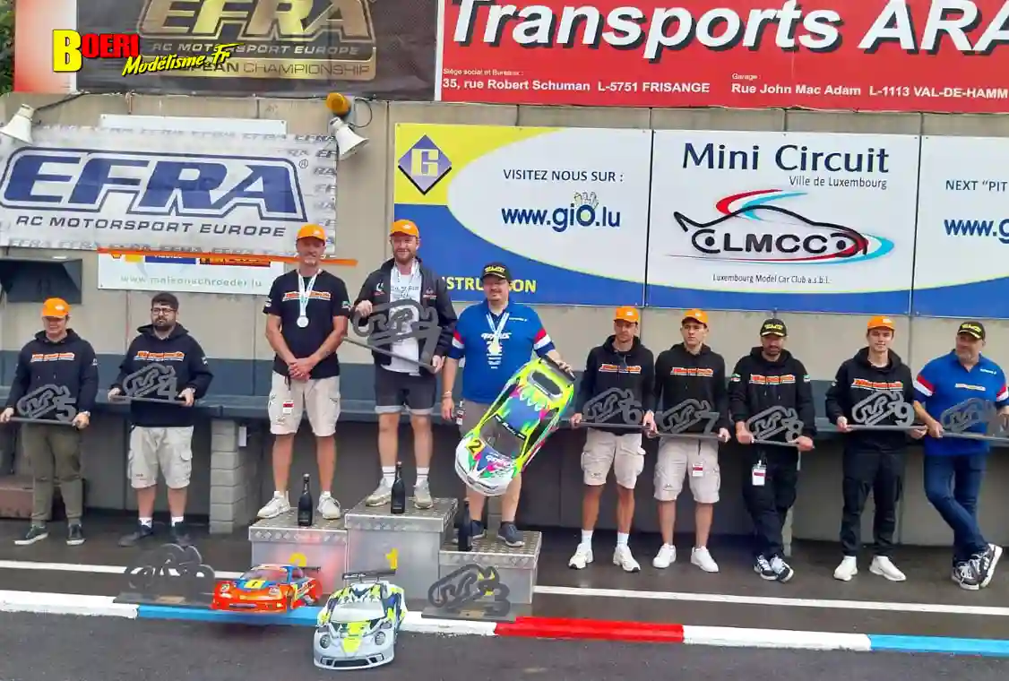 efra championnat d’Europe piste 1/5 TC et F1 2025 à Luxembourg lmcc du 28 juillet au 02 août 2025 