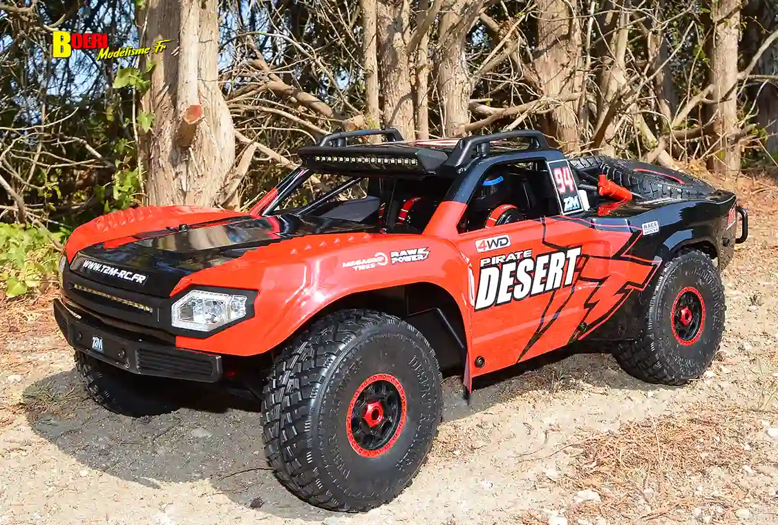 voiture rc t2m pirate desert 1/7 6S short course électrique rtr référence T4994