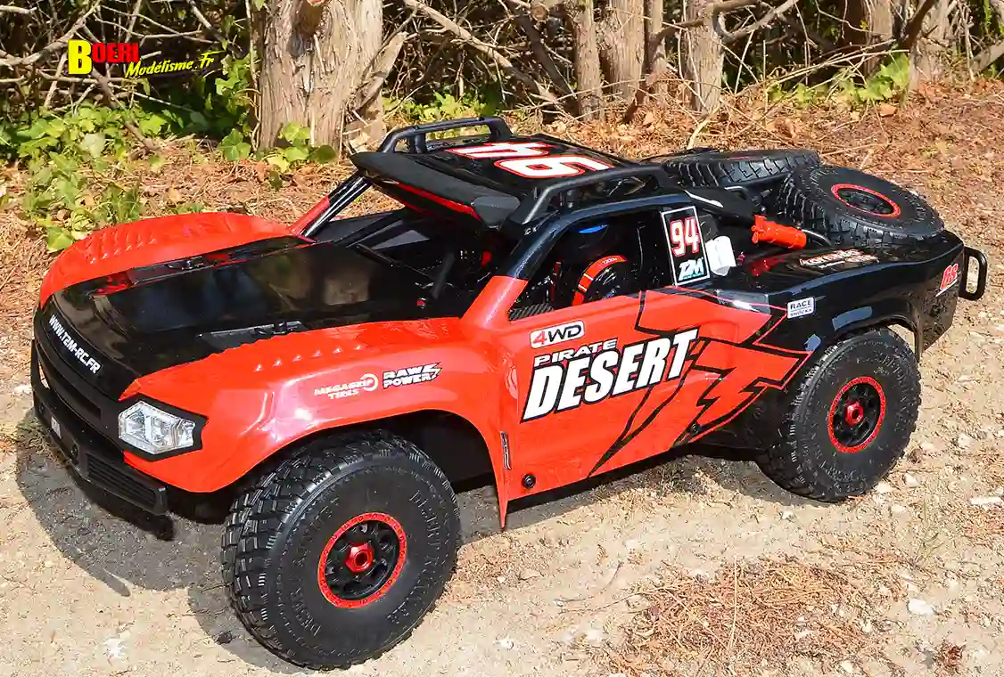 voiture rc t2m pirate desert 1/7 6S short course électrique rtr référence T4994
