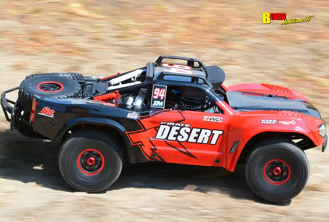 voiture rc t2m pirate desert 1/7 6S short course électrique rtr référence T4994