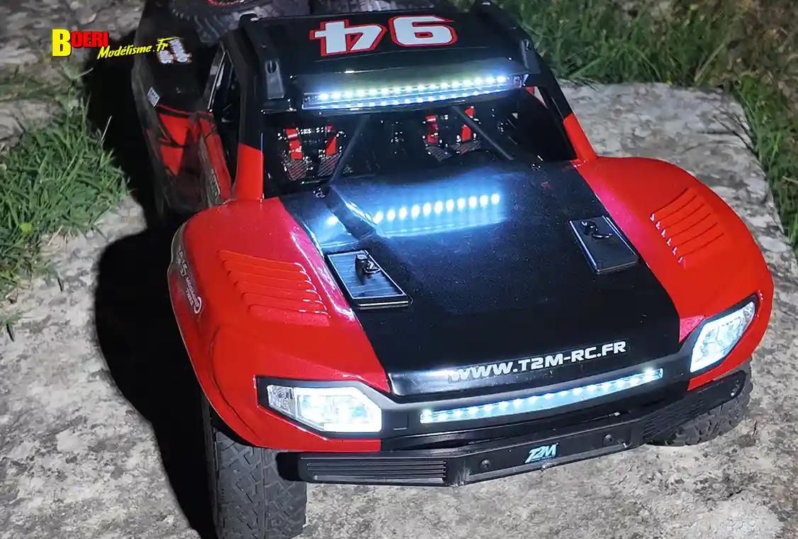 voiture rc t2m pirate desert 1/7 6S short course électrique rtr référence T4994