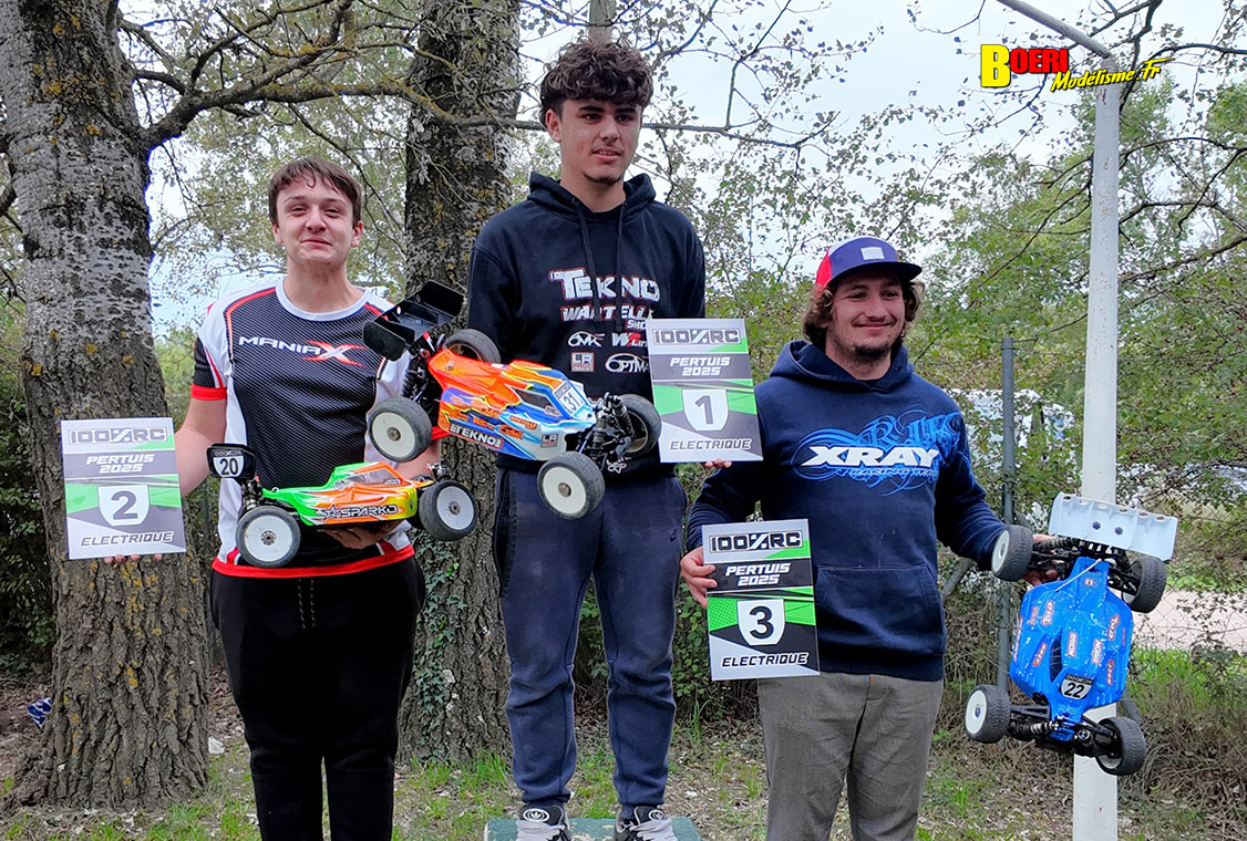 finale du challenge 100% RC de voitures radiocommandées TT 1/8 à Pertuis les 27 et 28 septembre 2025 