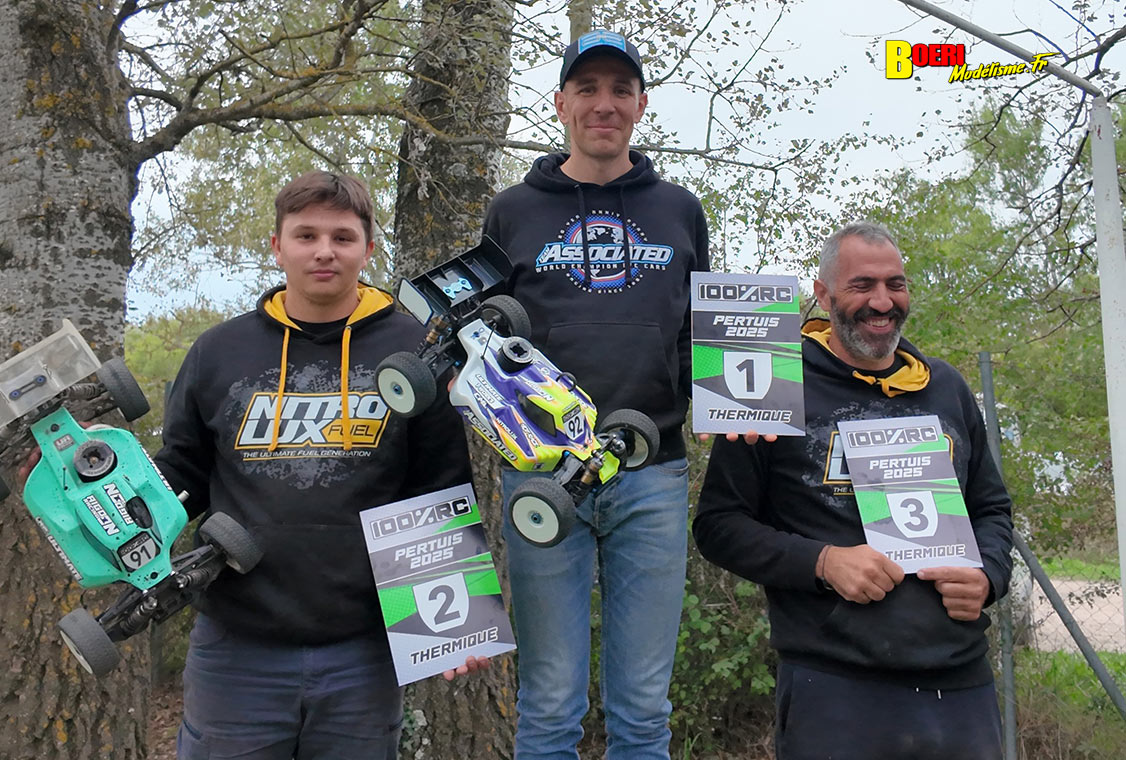 finale du challenge 100% RC de voitures radiocommandées TT 1/8 à Pertuis les 27 et 28 septembre 2025 