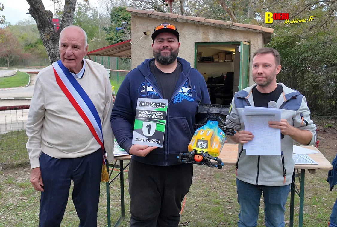 finale du challenge 100% RC de voitures radiocommandées TT 1/8 à Pertuis les 27 et 28 septembre 2025