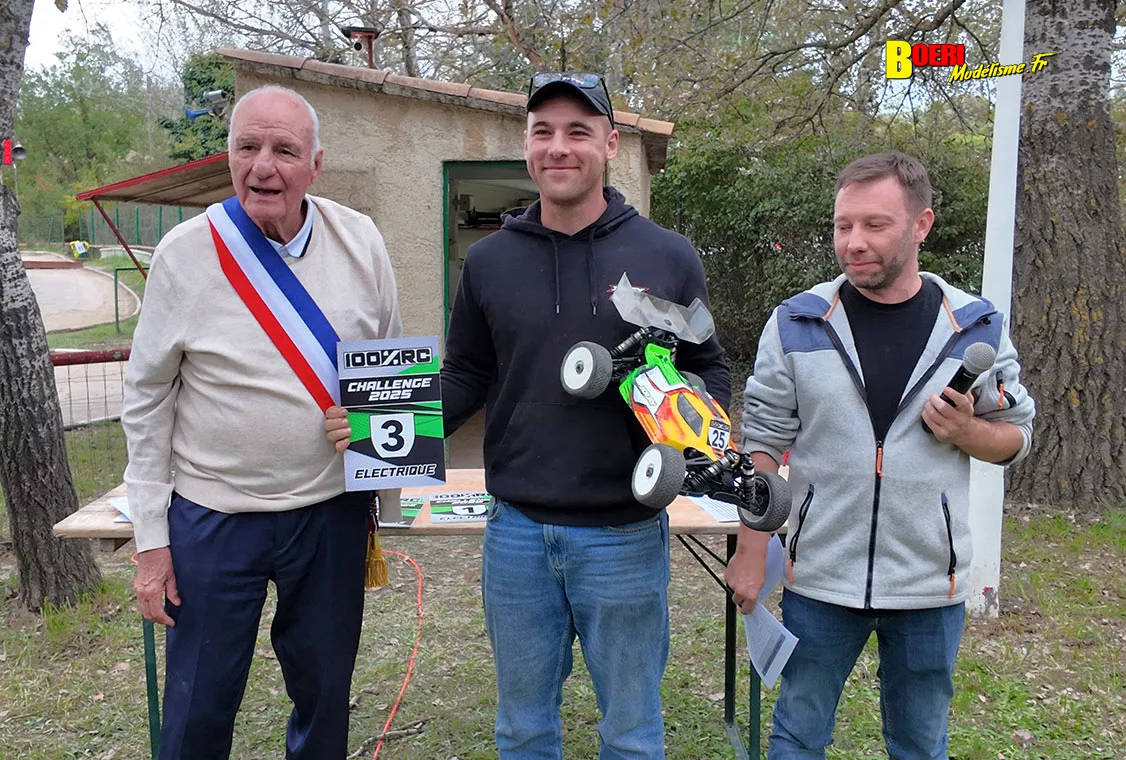 finale du challenge 100% RC de voitures radiocommandées TT 1/8 à Pertuis les 27 et 28 septembre 2025