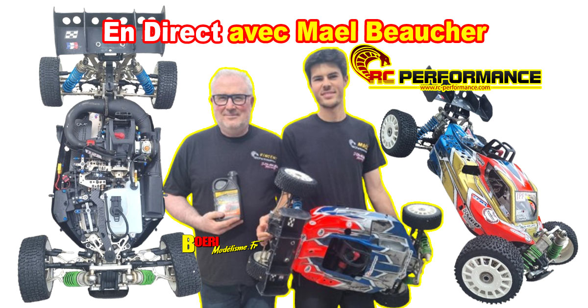 Mael Beaucher champion d’Europe de TT 1/5 thermique télécommandés à Fehring