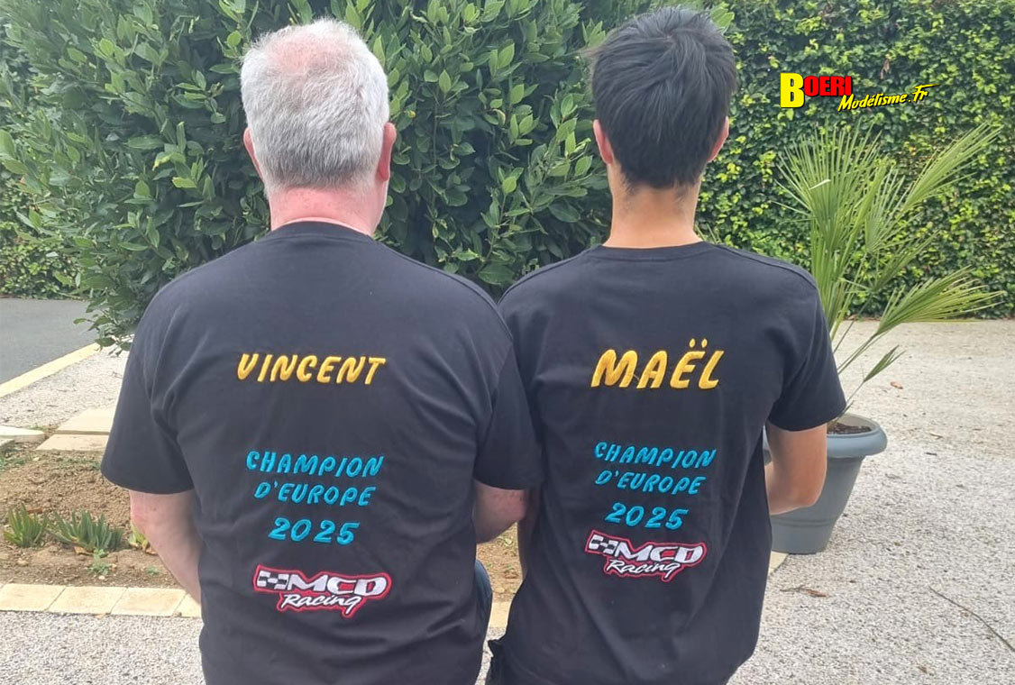 Mael Beaucher champion d’Europe de TT 1/5 thermique télécommandés à Fehring