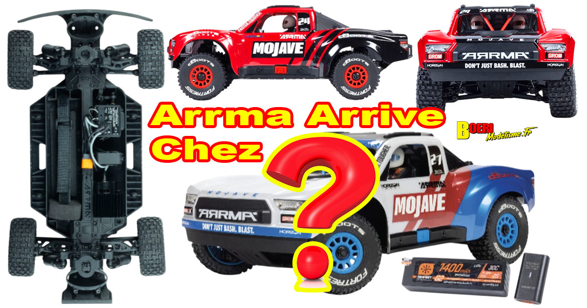voiture télécommandée Arrma Mojave Grom brushed électrique référence ARA2104T1