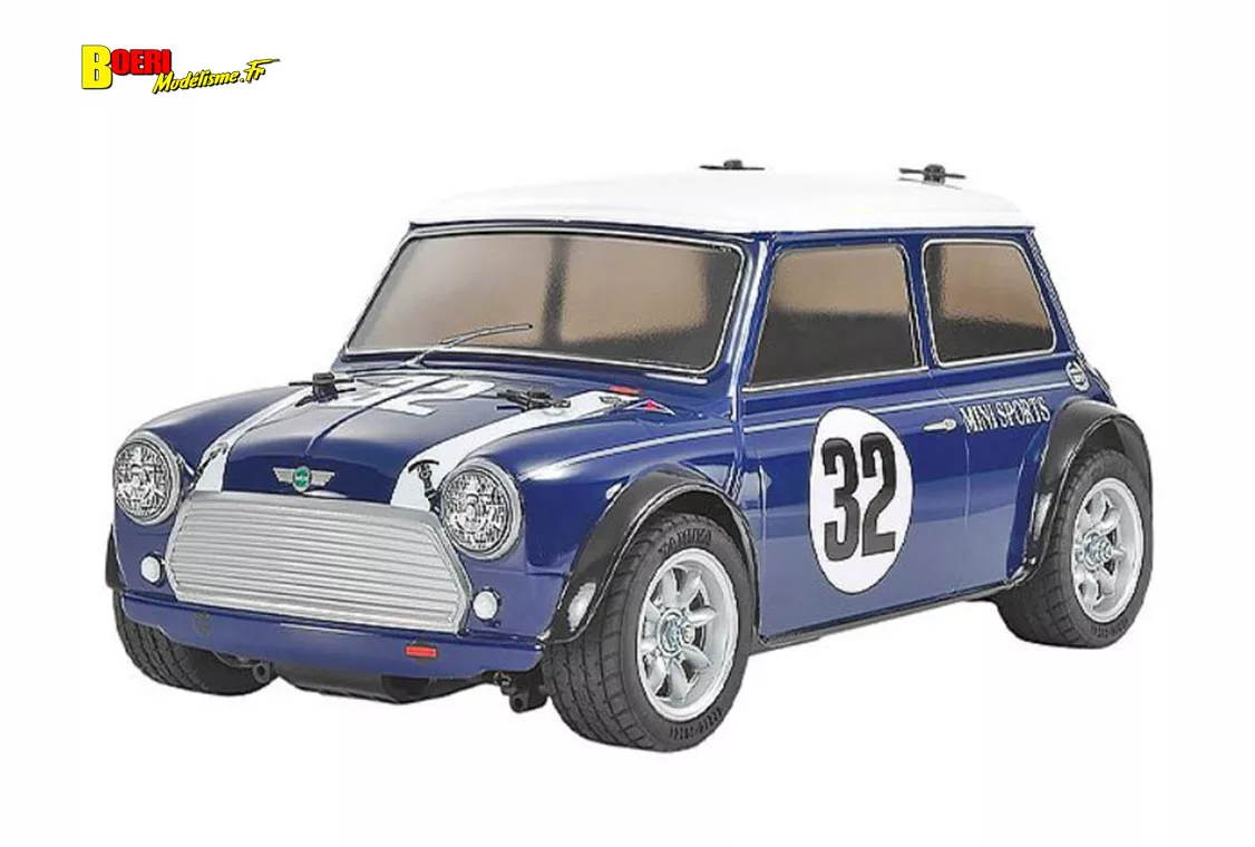voiture télécommandée Tamiya Mini Cooper Racing MB-01 électrique en kit à monter référence 58747 voiture télécommandée Tamiya Mini Cooper Racing MB-01 électrique en kit à monter référence 58747