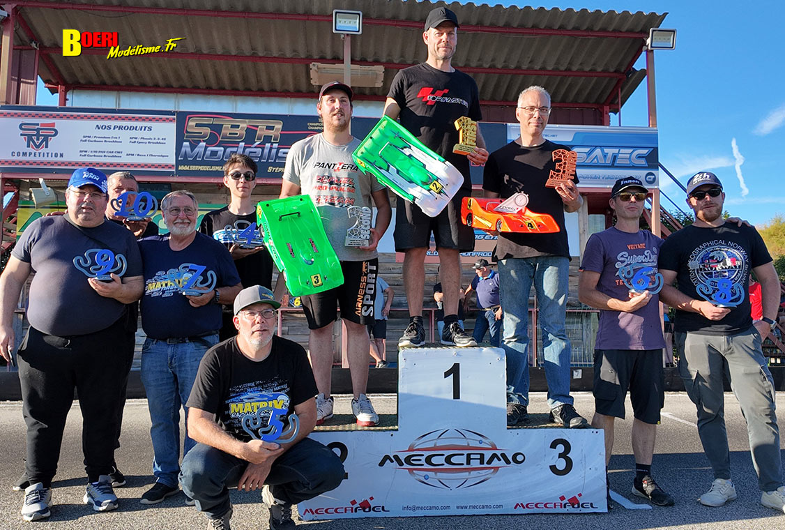 coupe de france piste 1/8 classique et brushless Monteux club MVRC les 11 et 12 octobre 2025