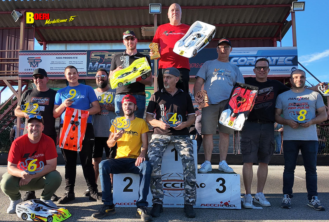 coupe de france piste 1/8 classique et brushless Monteux club MVRC les 11 et 12 octobre 2025