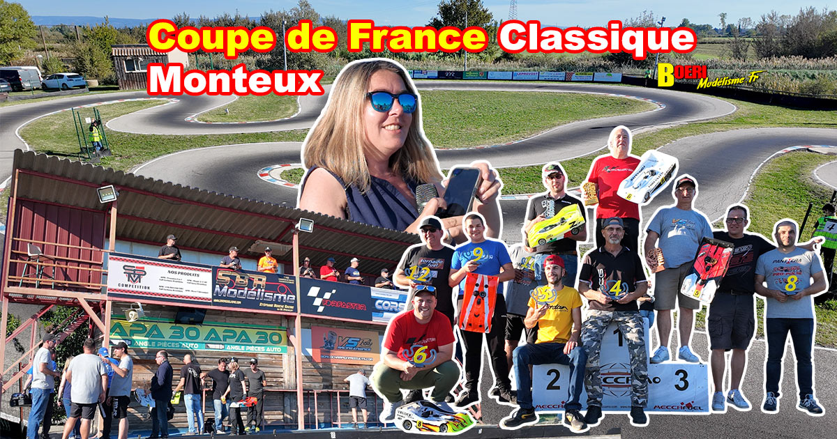 coupe de france piste 1/8 classique et brushless Monteux club MVRC les 11 et 12 octobre 2025