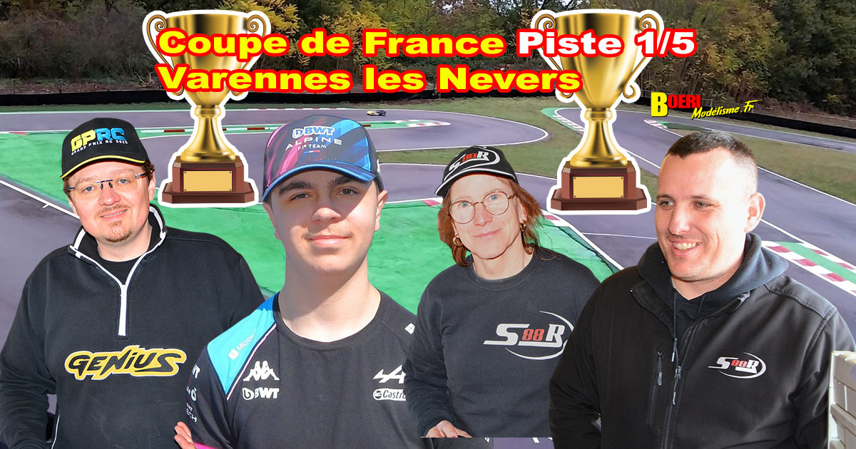 coupe de france piste 1/5 Varennes les Nevers Asav les 25 et 26 octobre 2025