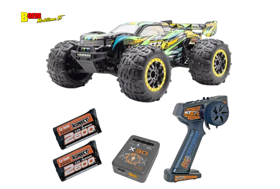 voiture télécommandée Funtek STX G2 Stadium Truck électrique1/12 XL référence ftk-stx-g2-gr-