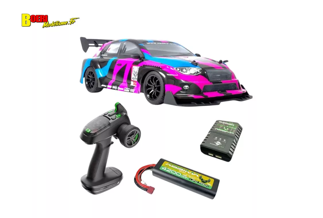 voiture télécommandée Absima Aero -X piste 1/10 4wd brushless électrique référence 12231 voitures rc Absima Aero-X, Sti-X et SupraSlide drift réf : 12230, 12231,12232,12233 et 12234
