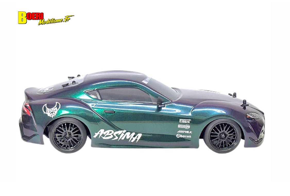 Absima SupraSlide voiture RC drift 1/10 4WD moteur standard voitures rc Absima Aero-X, Sti-X et SupraSlide drift réf : 12230, 12231,12232,12233 et 12234