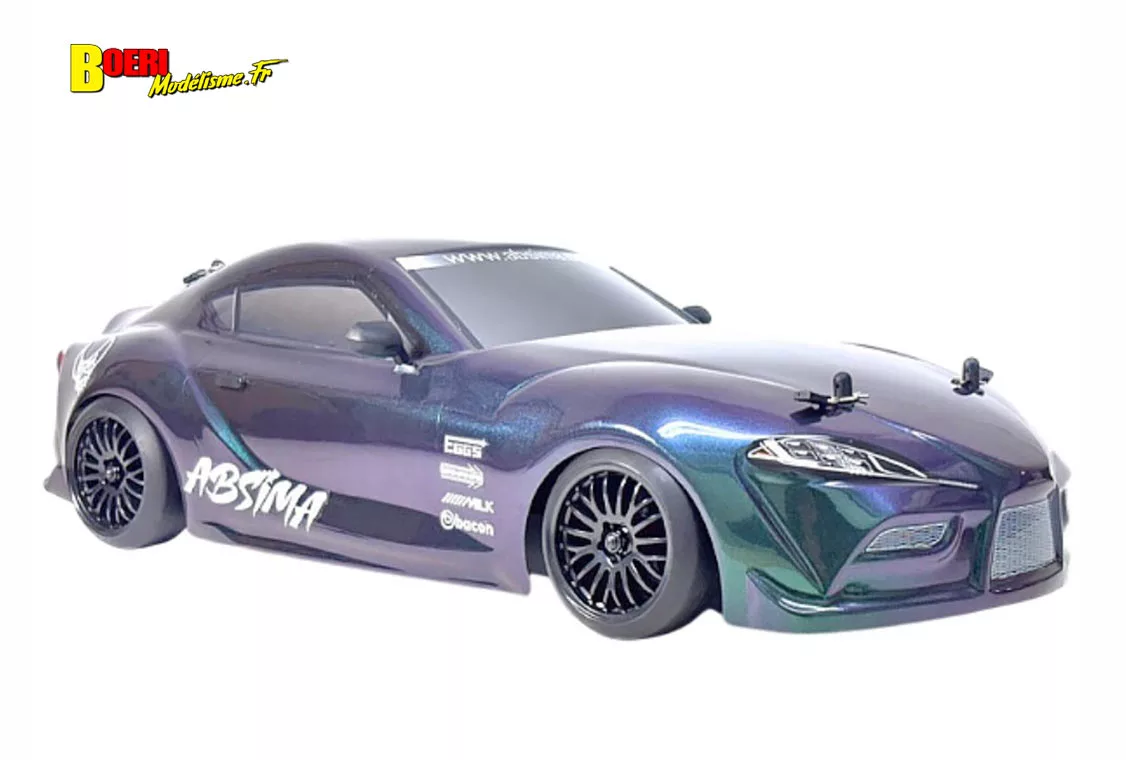 Absima SupraSlide voiture RC drift 1/10 4WD moteur standard voitures rc Absima Aero-X, Sti-X et SupraSlide drift réf : 12230, 12231,12232,12233 et 12234