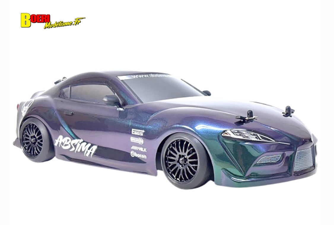 Absima SupraSlide voiture RC drift 1/10 4WD moteur standard voitures rc Absima Aero-X, Sti-X et SupraSlide drift réf : 12230, 12231,12232,12233 et 12234