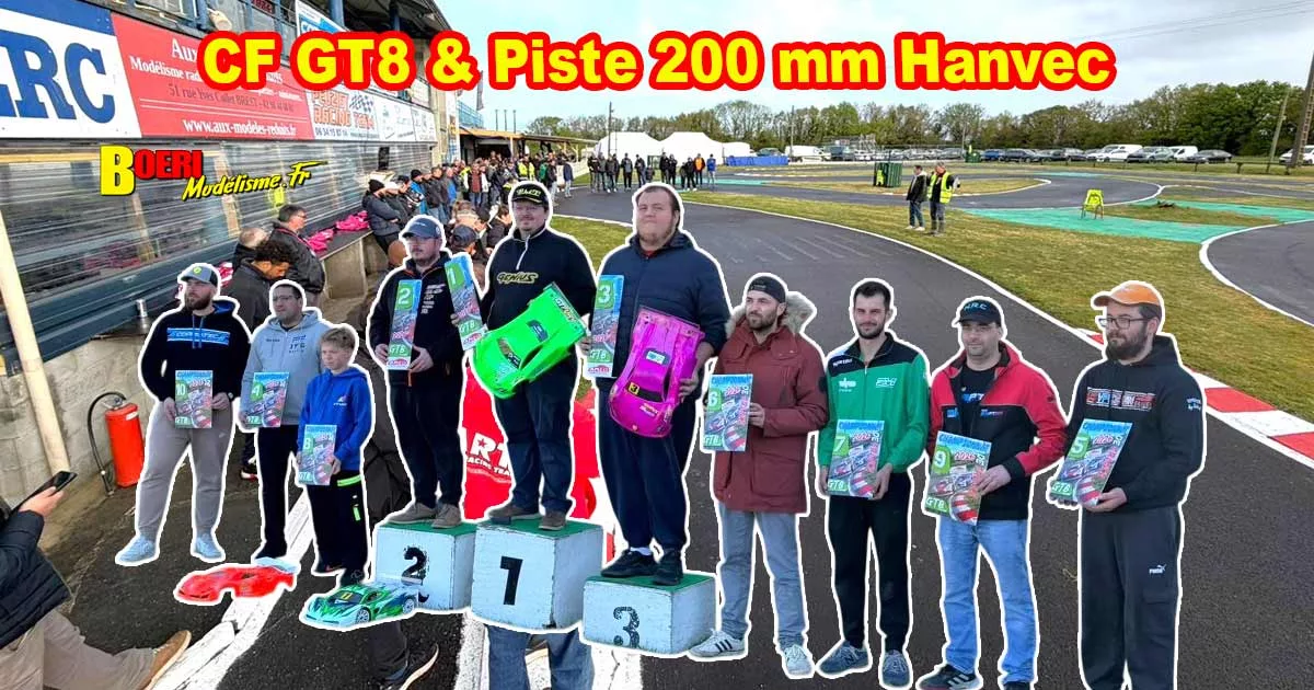 cf piste GT8 et 1/10 thermique et électrique à Hanvec club AMCO 11 et 12 avril 2026 cf piste GT8 et 1/10 thermique et électrique à Hanvec club AMCO 11 et 12 avril 2026