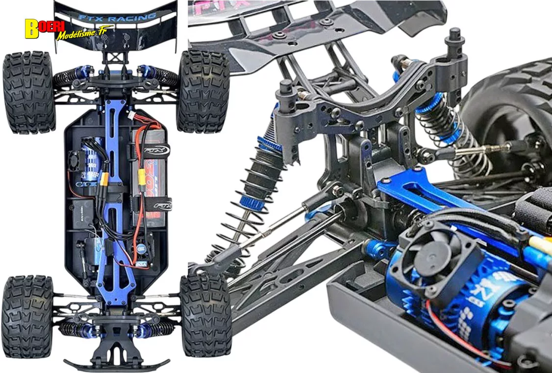 voiture RC FTX Khaos Truggy 4wd 1/10 XL brushless voiture RC FTX Khaos Truggy 4wd 1/10 XL brushless