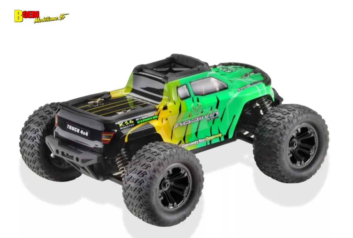 voiture rc absima monster truck mini amt 1/16 4wd rtr