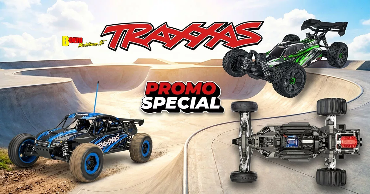 Découvrez les meilleures promos Traxxas chez RC Team ! Découvrez les meilleures promos Traxxas chez RC Team !