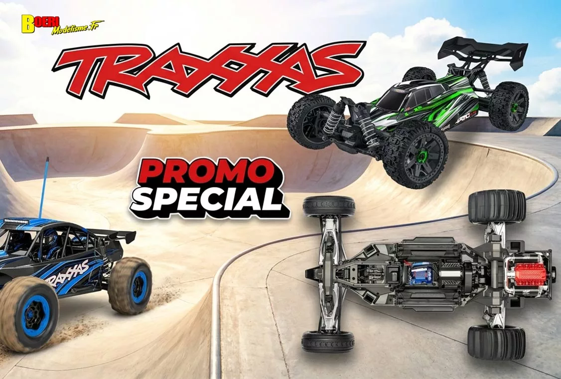 Découvrez les meilleures promos Traxxas chez RC Team !