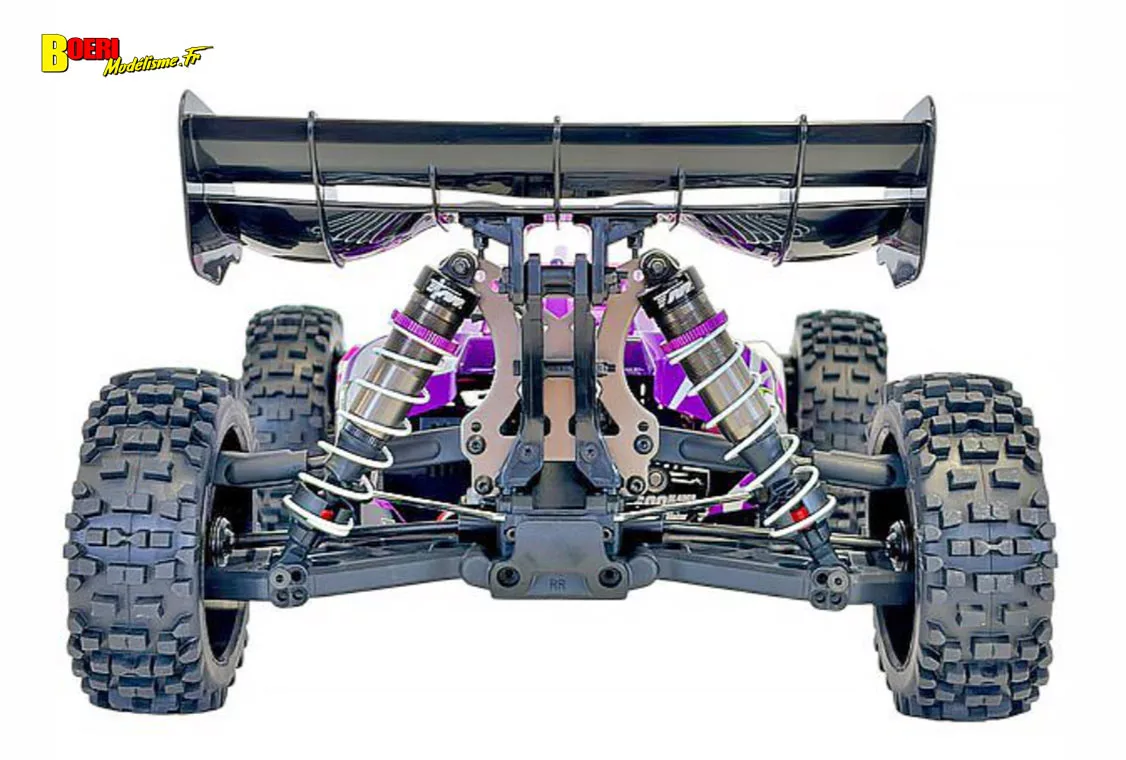 Vue du train arrière du buggy RC Team Magic B8ER II Vue du train arrièr du buggy RC Team Magic B8ER II